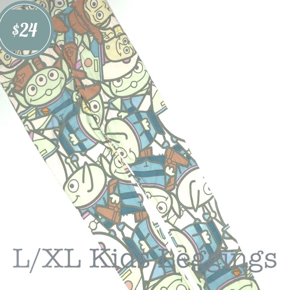 NWT Disney Toy Story LuLaRoe Kids Leggings L/XL